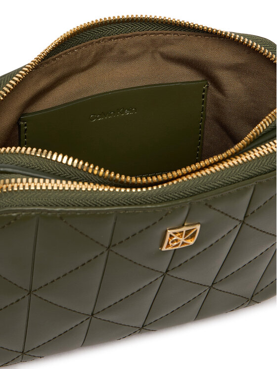 Calvin Klein Calvin Klein Käekott Quilted Double Zip Camera Bag LV04F3328G Beež