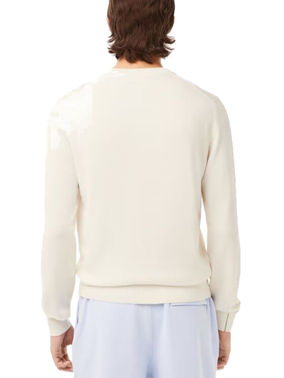 Lacoste Lacoste Sweter AH0128 Beżowy Regular Fit