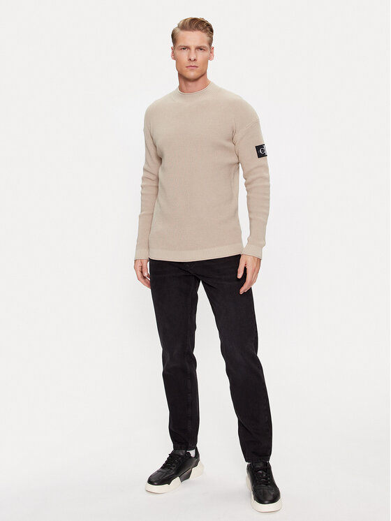 Calvin Klein Jeans Calvin Klein Jeans Džemper J30J323986 Écru Regular Fit