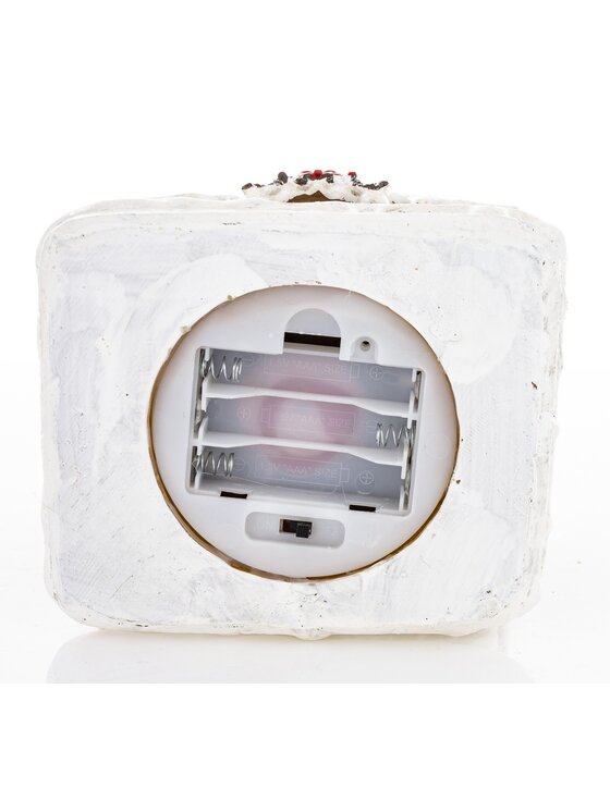 MIAhome MIAhome Figurka Dekoracja domek z piernika LED 22x12x10,5 cm z wieżyczką Kolorowy
