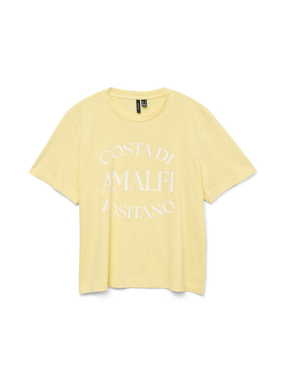 Vero Moda Vero Moda Tričko Sonna 10327143 Žltá Regular Fit