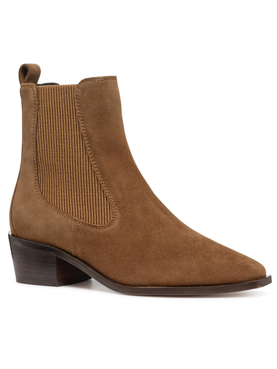 Geox Geox Polokozačky D Texica D46MYA 022NH C6372 Hnědá
