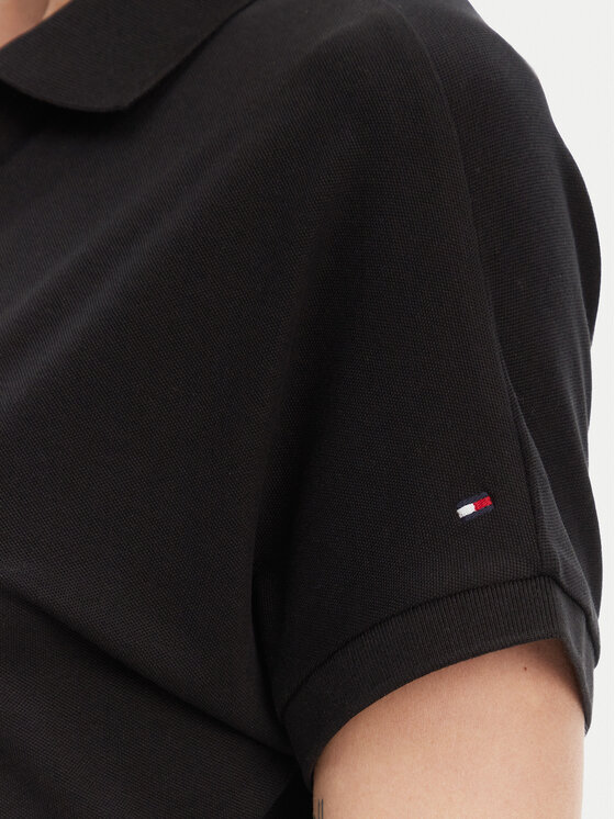 Tommy Hilfiger Tommy Hilfiger Vsakodnevna obleka WW0WW44513 Črna Regular Fit