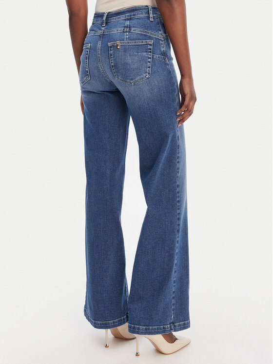 Liu Jo Liu Jo Jeans hlače UA6160 D0264 Modra Flare Fit