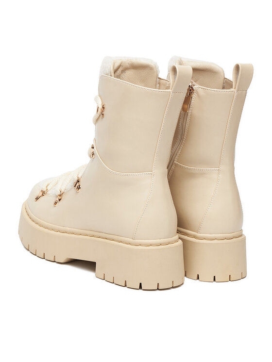 DeeZee DeeZee Schnürschuhe 13123-15 Écru