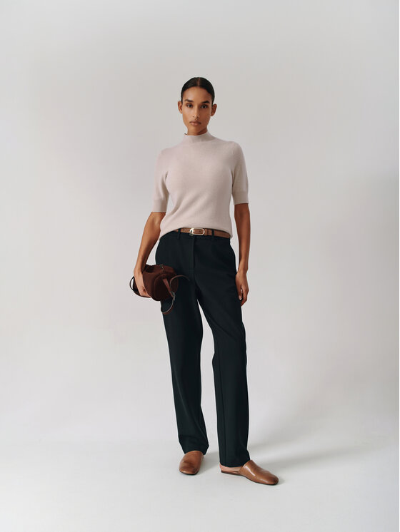 TATUUM Tatuum Sweter LU Beżowy Classic Fit