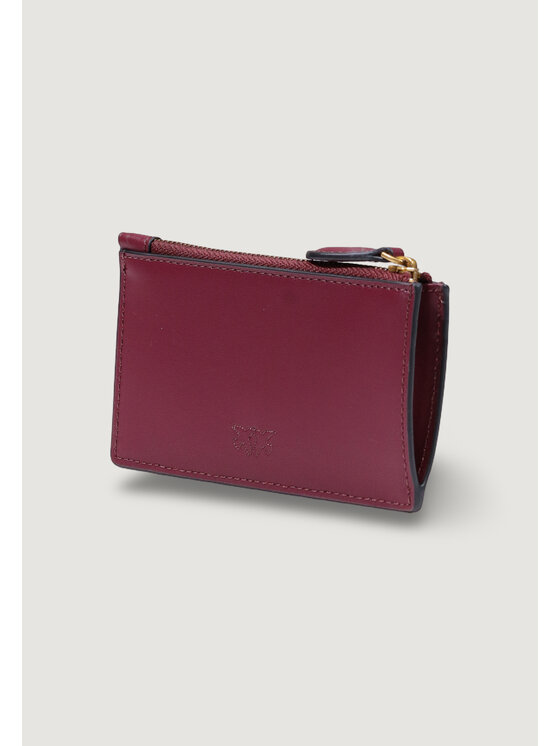 PINKO Pinko Etui na karty kredytowe AIRONE CARDHOLDER Bordowy