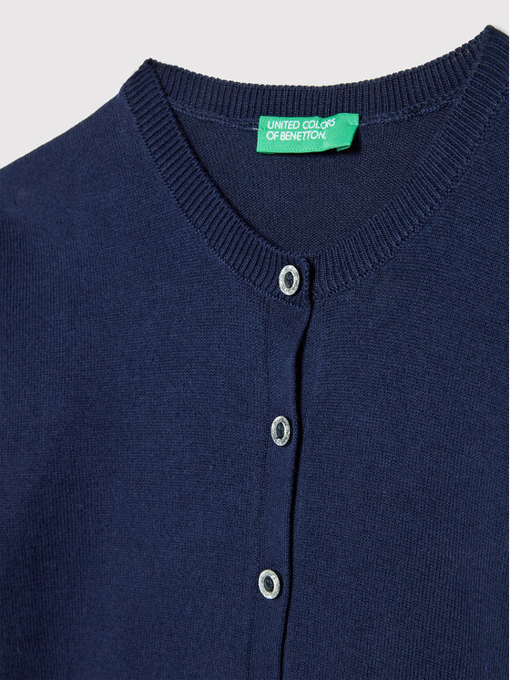 United Colors Of Benetton United Colors Of Benetton Kardigan 1194G5007 Tamnoplava Regular Fit
