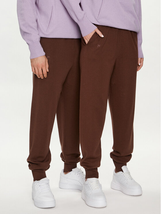 Pangaia Pangaia Melegítő alsó Merino Barna Regular Fit