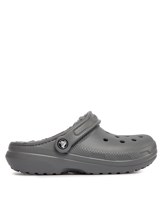 Crocs Crocs Šlepetės Classic Lined Clog 203591 Pilka