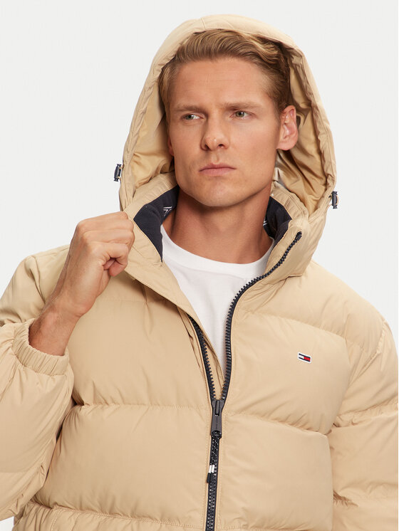 Tommy Jeans Tommy Jeans Pernata jakna Essential DM0DM19786 Bež Regular Fit