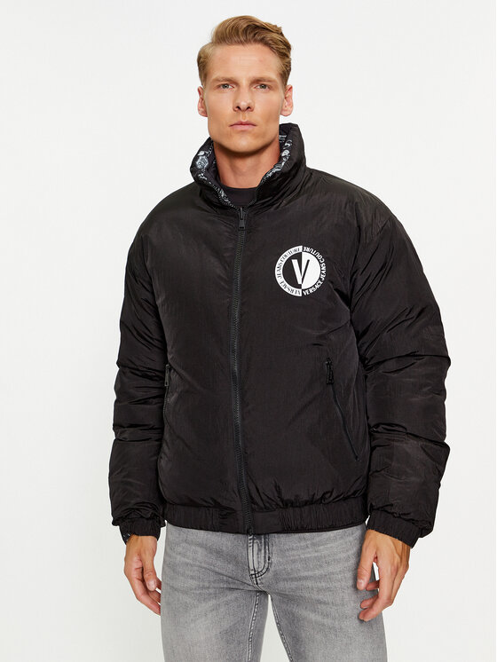 Versace Jeans Couture Versace Jeans Couture Vatovaná bunda 75GAUD04 Čierna Regular Fit