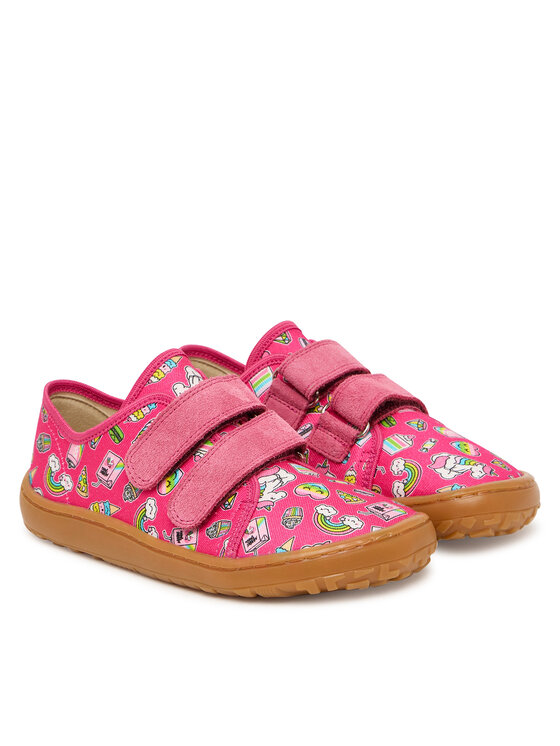 Froddo Froddo Bačkory Barefoot Canvas G1700440-10 D Růžová