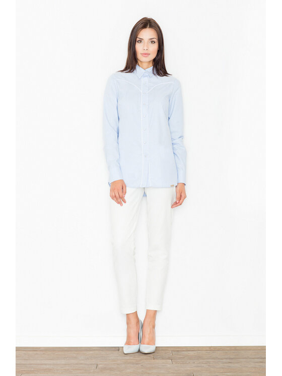 FIGL FIGLFIGL Camicia M492 Blu Regular Fit