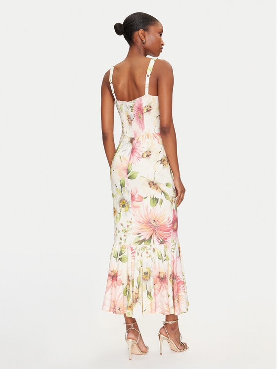 Guess Guess Coctailkleid W5GK20 WH4S2 Bunt Slim Fit