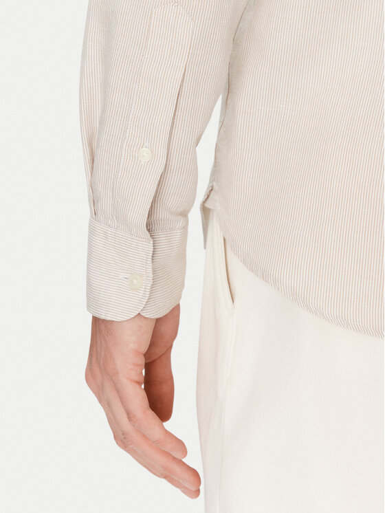 Tommy Hilfiger Tommy Hilfiger Сорочка MW0MW40704 Бежевий Regular Fit