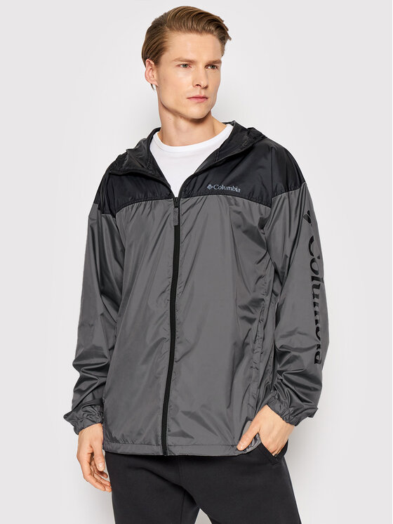 Columbia Columbia Αντιανεμικό Flash Challenger 1988715 Γκρι Regular Fit