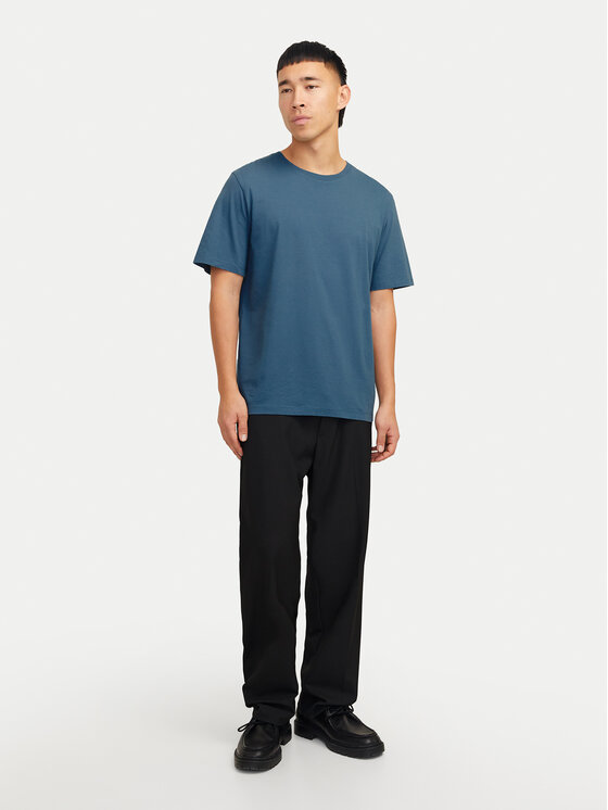 Jack & Jones Jack & Jones T-Shirt Basic 12156101 Blau Standard Fit