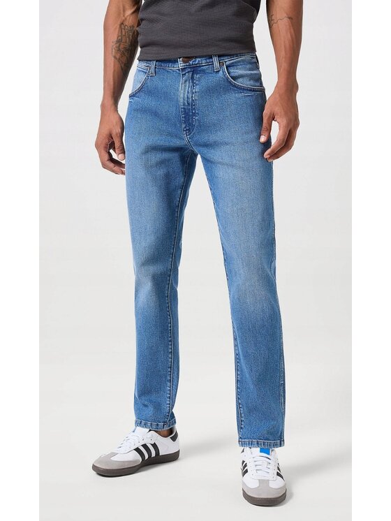 Wrangler Wrangler Jeansy Larston Niebieski Slim Fit