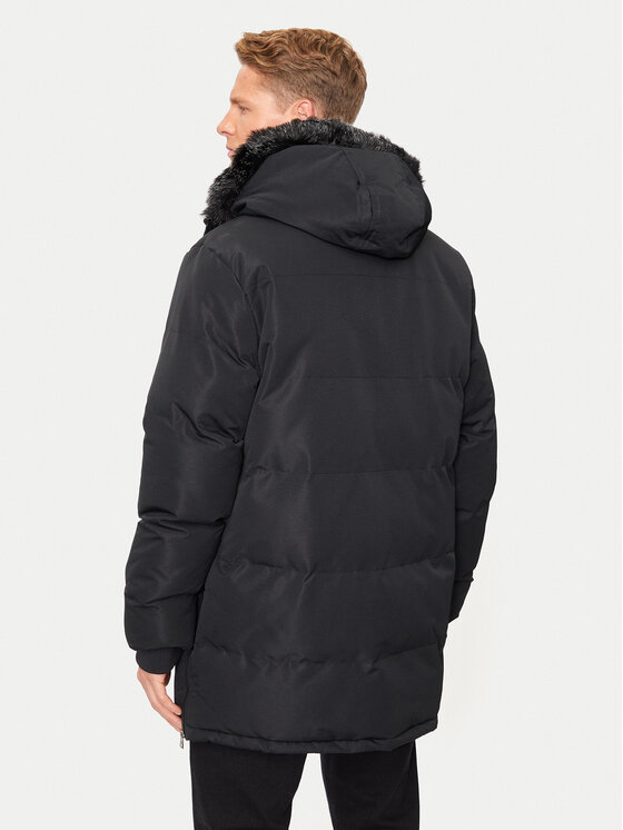 Brave Soul Brave Soul Parka MJK-COLNEBLACK Černá Regular Fit