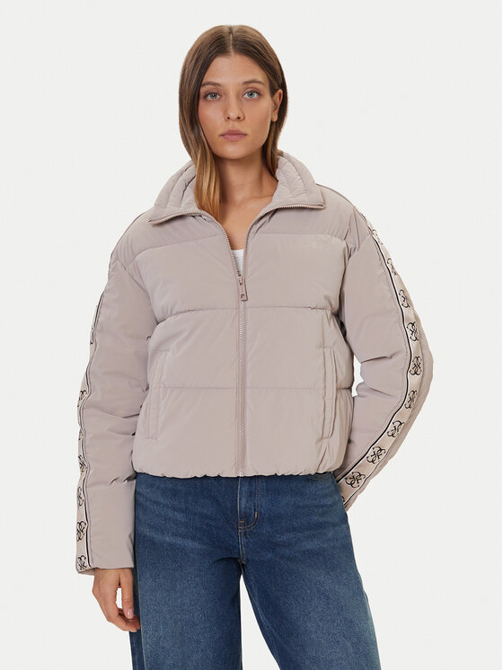 Guess Guess Geacă de iarnă V5BL11 WGYC2 Bej Regular Fit