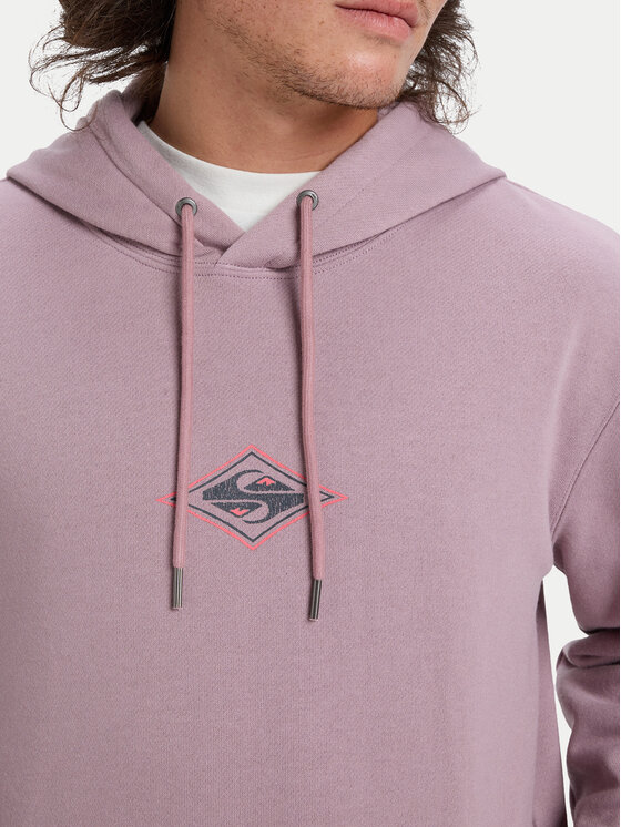 Quiksilver Quiksilver Bluza Graphic  EQYFT05131 Fioletowy Regular Fit