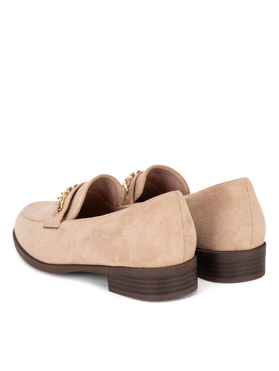 DeeZee DeeZee Mokasyny LE527-14 Beżowy