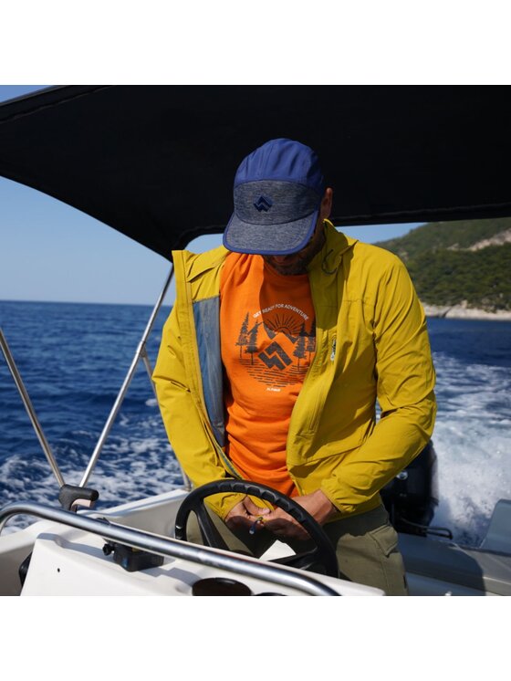 Alpinus Alpinus Kurtka softshell Pourri Żółty Slim Fit