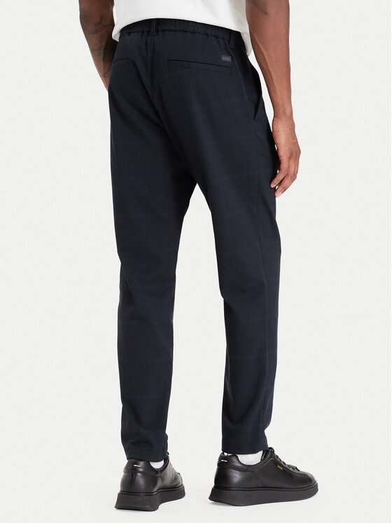 BOSS BOSS Chino 50571678 Tamnoplava Tapered Fit