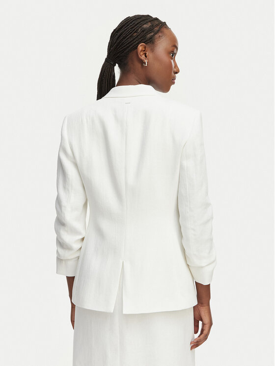 BOSS BOSS Giacca da abito Jia8 50557249 Bianco Slim Fit