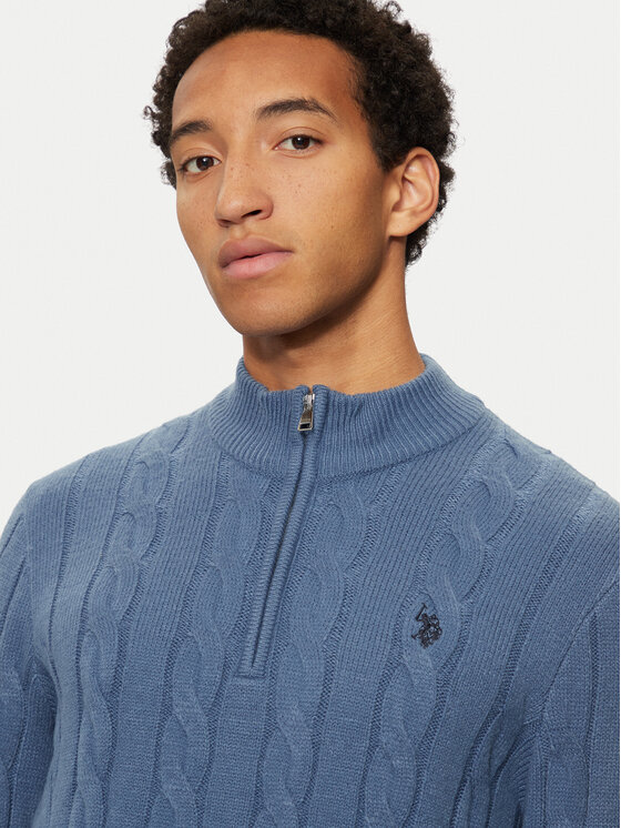 U.S. Polo Assn. U.S. Polo Assn. Džemper MUP3697 Plava Regular Fit