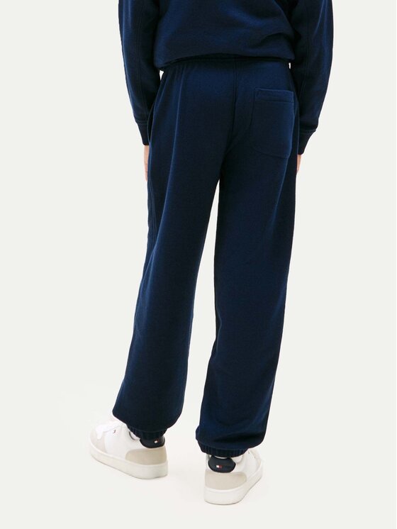 Tommy Hilfiger Tommy Hilfiger Teplákové kalhoty Terry KB0KB10254 Tmavomodrá Regular Fit