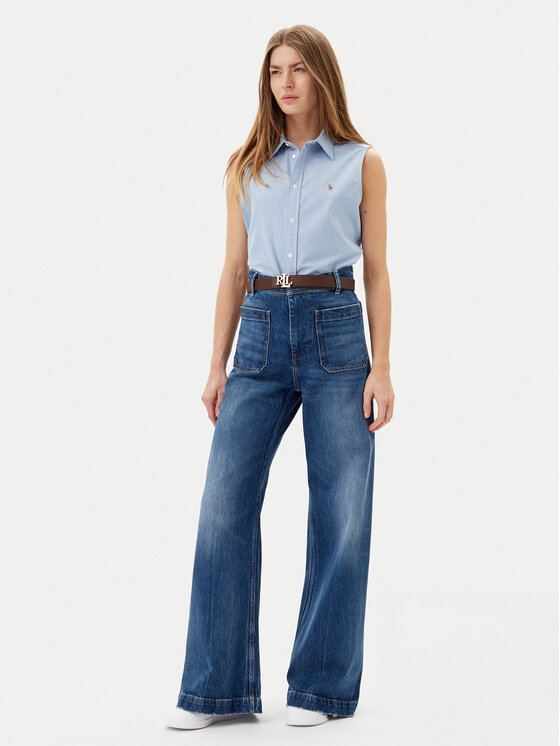 Polo Ralph Lauren Polo Ralph Lauren Cămașă 211968896002 Albastru celest Classic Fit