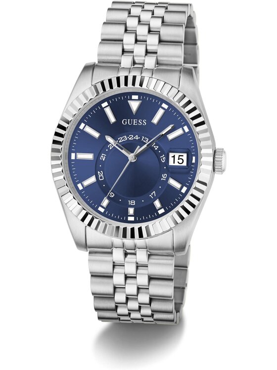 Guess Guess Zegarek GW0977G1 Srebrny
