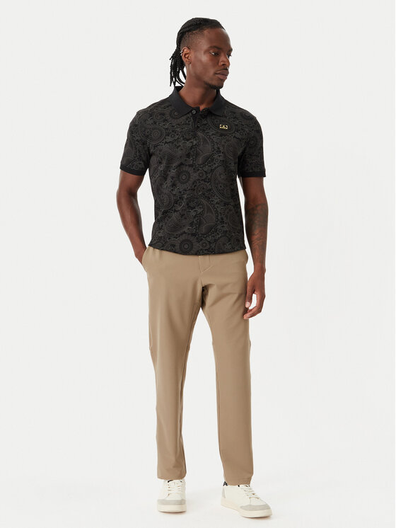 Beverly Hills Polo Club Beverly Hills Polo Club Tricou polo M2625-HR Negru Regular Fit