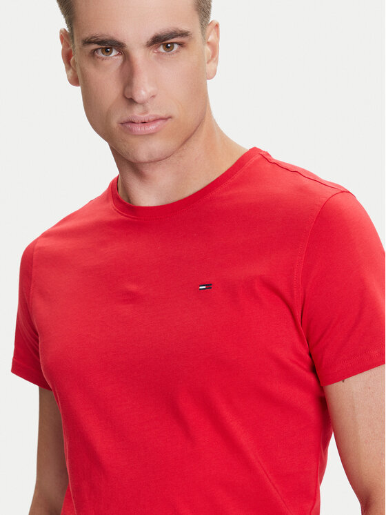 Tommy Jeans Tommy Jeans Тишърт DM0DM04411 Червен Slim Fit