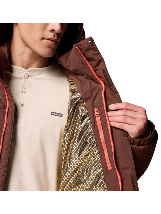 Columbia Columbia Kurtka zimowa Landroamer Puffer Jacket 2088081256 Brązowy Regular Fit