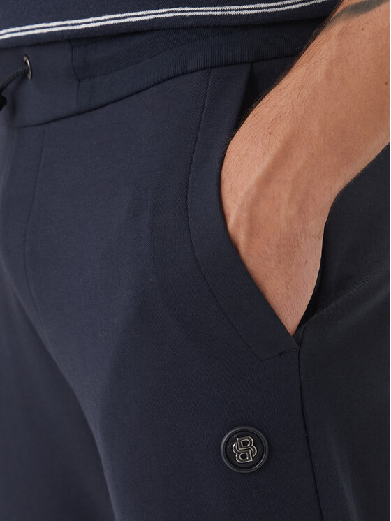 BOSS BOSS Teplákové nohavice 50555853 Tmavomodrá Regular Fit