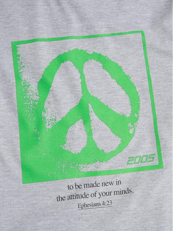 2005 2005 T-Shirt Pacif Szary Oversize