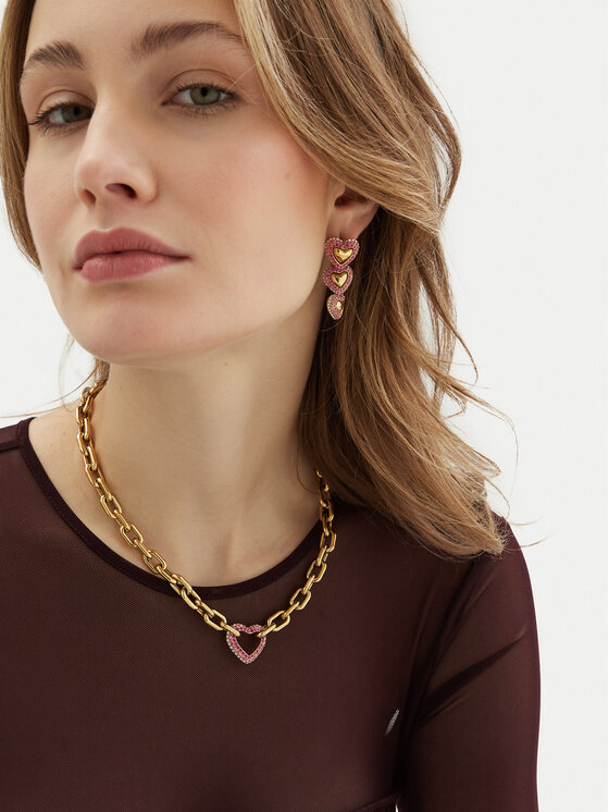 Guess Guess Kolczyki JUBE05 002JW Różowy