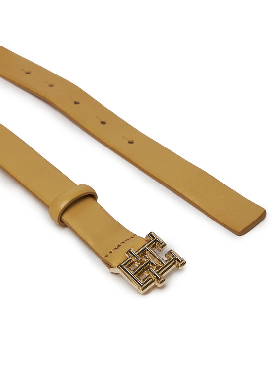 Tommy Hilfiger Tommy Hilfiger Dámský pásek Th Logo Bombe 2.5 AW0AW16028 Hnědá