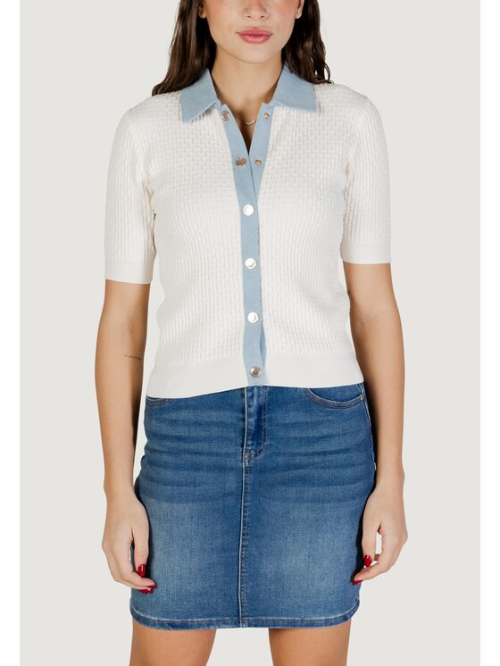 Morgan De Toi Morgan De Toi Maglione 241-MBIANCA Beige Casual Fit