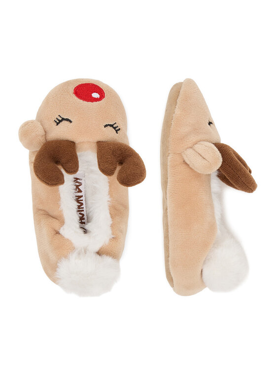 Action Boy Action Boy Kapcie AGK22713 Beżowy
