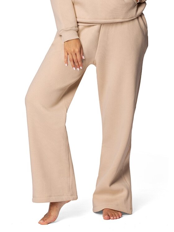 DKaren Sport DKaren Sport Spodnie dresowe DK-K-B9 Beżowy Regular Fit