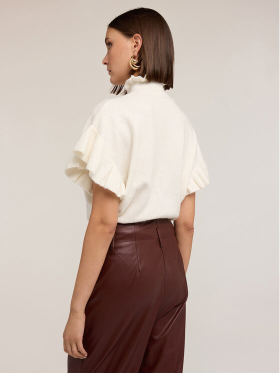 Motivi Motivi Maglione M469W003569N011 Bianco Over Fit