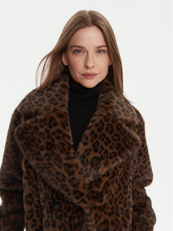 Joseph Ribkoff Joseph Ribkoff Kožešina 253937 Hnědá Loose Fit