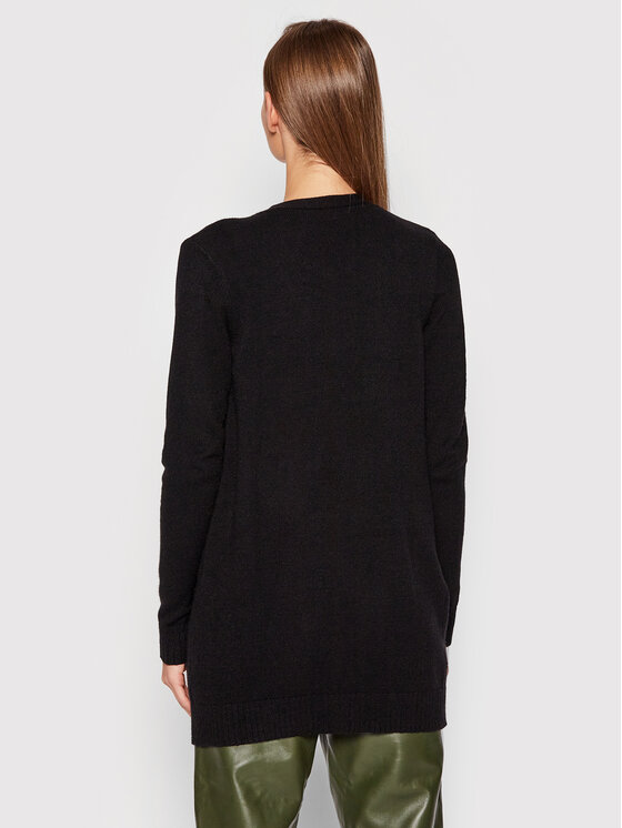 Vila Vila Strickjacke Ril 14044041 Schwarz Regular Fit