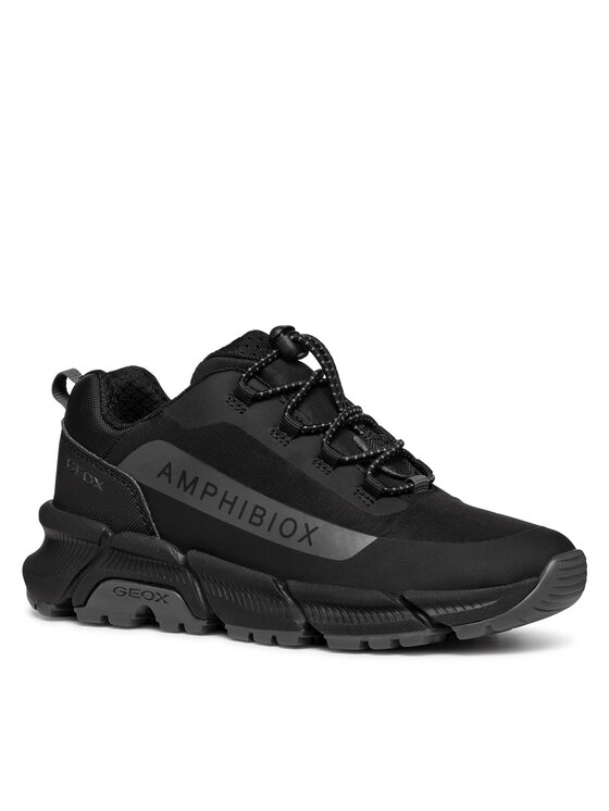 Geox Geox Сникърси J Flexyper Plus Boy J46LCC 0FU50 C0005 S Черен
