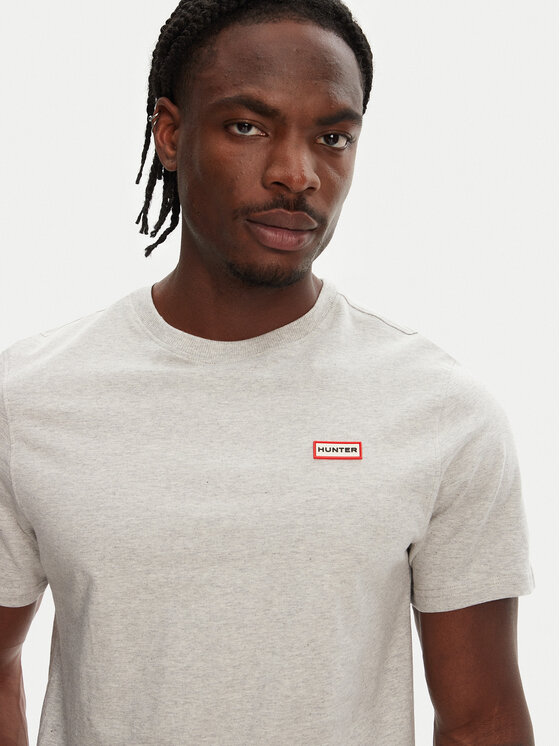 Hunter Hunter Футболка Tavish HARM0082251 Сірий Regular Fit