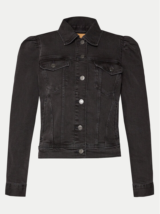 Gap Gap Kurtka jeansowa 635632-00 Czarny Slim Fit
